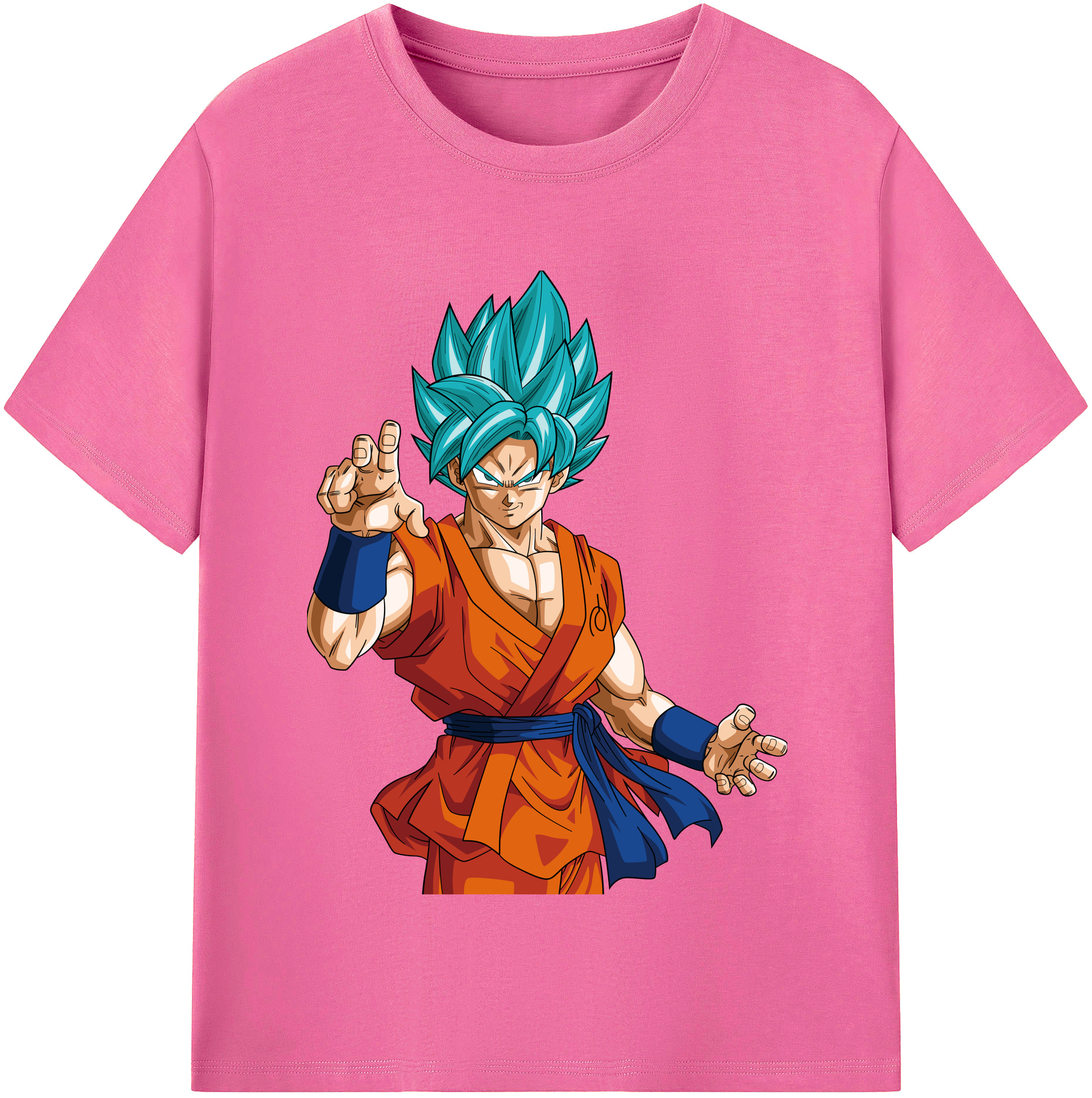 （画像用） ドラゴンボール 孫悟空（そん ごくう）Son Goku カカロット DRAGON BALL Kakarotto レディースカジュアルプリントTシャツ（綿100％）